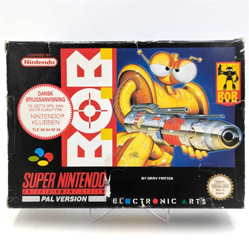 B.O.B - Complete In Box (CIB) - SNES - (SCN) (B Grade) (Used)